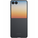 Чехол-накладка Pitaka Ультра тонкий для Galaxy Z Флип8, арамид (кевлар), черный