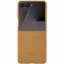 Чехол-накладка Samsung Galaxy Kindsuit для Galaxy Z Флип7, экокожа, коричневый