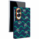 Чехол-накладка VLP Kevlar Case для Galaxy Z Fold8, кевлар, принт велосипед